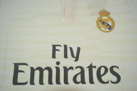 Shirt Front Closeup, Real Madrid 2014-2015 Home Short-Sleeve Kit