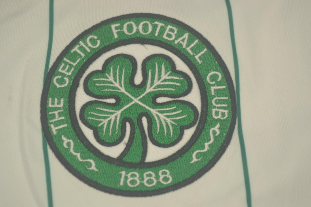 Green Celtic Retro Celtic FC '84-88 Away Shirt