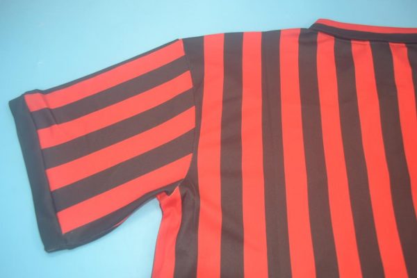 Shirt Sleeve, AC Milan 1999-2000 Home Centenary Short-Sleeve Kit