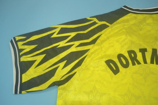 Shirt Sleeve, Borussia Dortmund 1994-1995 Home Short-Sleeve Kit