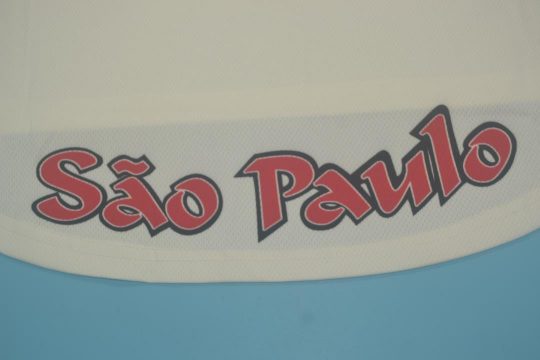 Shirt Sao Paulo Back Imprint, Sao Paulo 2000 Home Short-Sleeve Kit