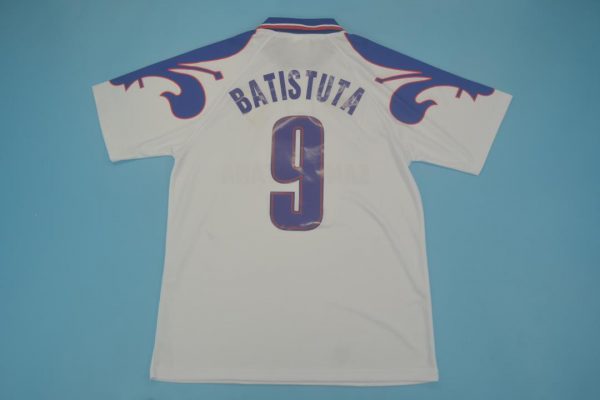 Batistuta Nameset, Fiorentina 1995-1996 Away Short-Sleeve
