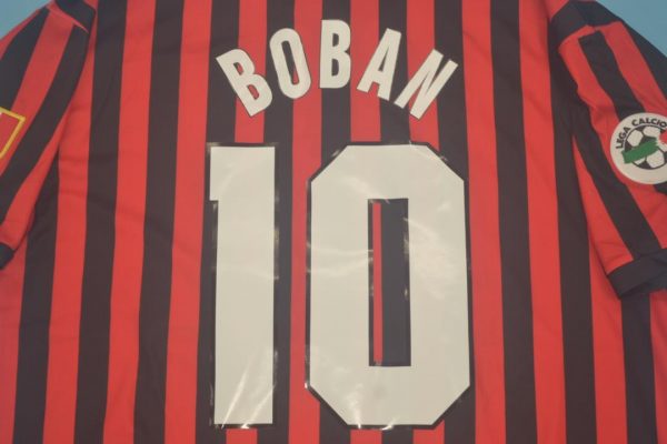 Boban Nameset, AC Milan 1999-2000 Home Centenary Short-Sleeve Kit