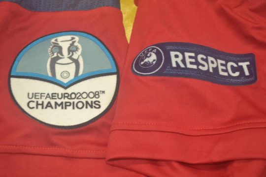 Euro 2012 Patches, Spain 2012 Home Short-Sleeve Kit