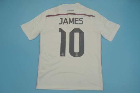 James Nameset, Real Madrid 2014-2015 Home Short-Sleeve Kit