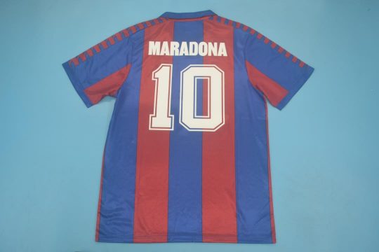 Maradona Nameset, Barcelona 1980-1989 Home Short-Sleeve Kit