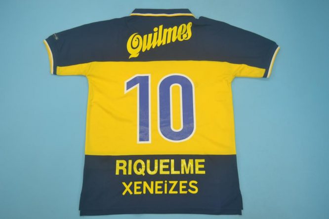 Roman Nameset, Boca Juniors 1998-1999 Home Short-Sleeve