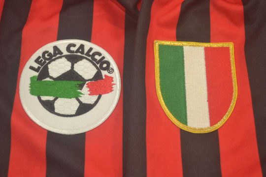 Serie A Patches, AC Milan 1999-2000 Home Centenary Short-Sleeve Kit