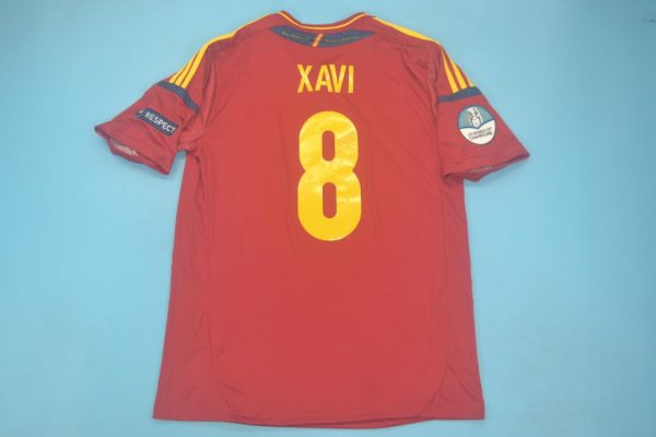 Xavi Nameset, Spain 2012 Home Short-Sleeve Kit