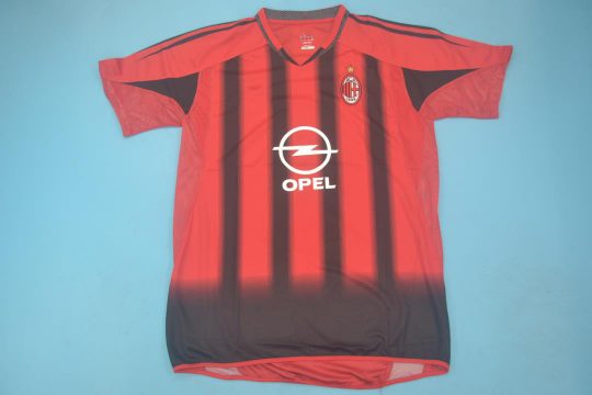 Shirt Front, AC Milan 2004-2005 Home Short-Sleeve Kit