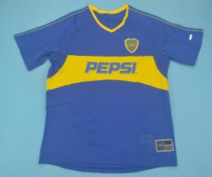 Shirt Front, Boca Juniors 2003-2004 Home Short-Sleeve Kit