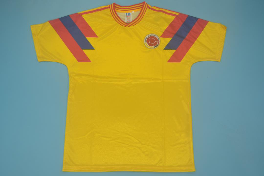 throwback colombia soccer jersey