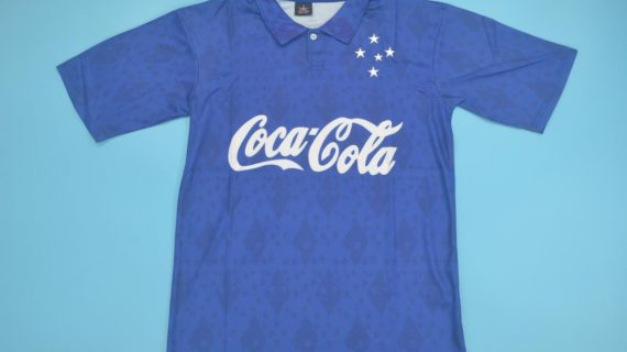 Shirt Front, Cruzeiro 1993-1994 Home Short-Sleeve Kit
