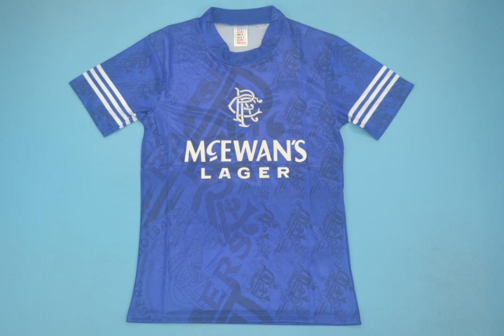 Glasgow Rangers 1994-1996 Home Football Jersey Kit [Free Shipping]