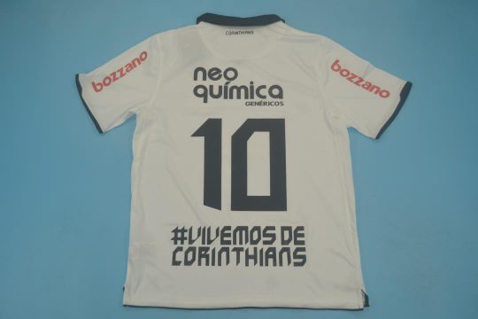 #10 Nameset, Corinthians 2010-2011 Home Short-Sleeve Kit