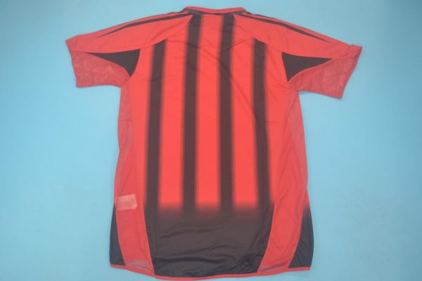 Shirt Back Blank, AC Milan 2004-2005 Home Short-Sleeve Kit
