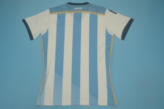 Shirt Back Blank, Argentina 2014 Home Short-Sleeve Kit