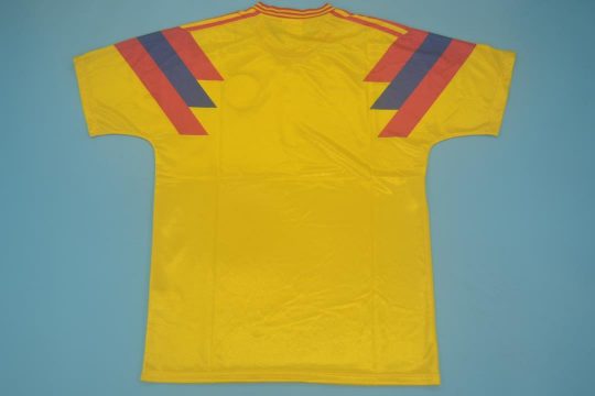 Shirt Back Blank, Colombia 1990 Away Short-Sleeve Kit