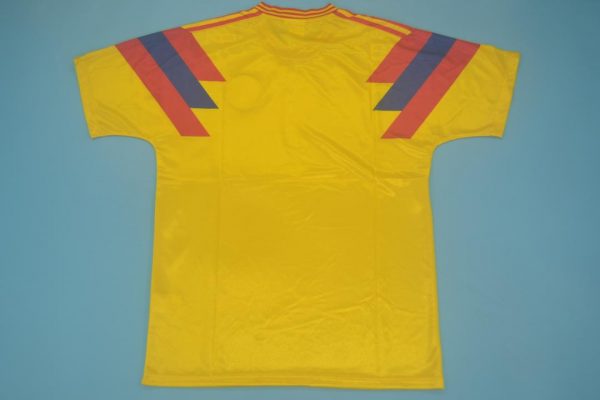 Shirt Back Blank, Colombia 1990 Away Short-Sleeve Kit