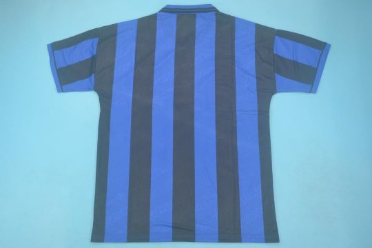 Shirt Back Blank, Inter Milan 1995-1996 Home Short-Sleeve Kit