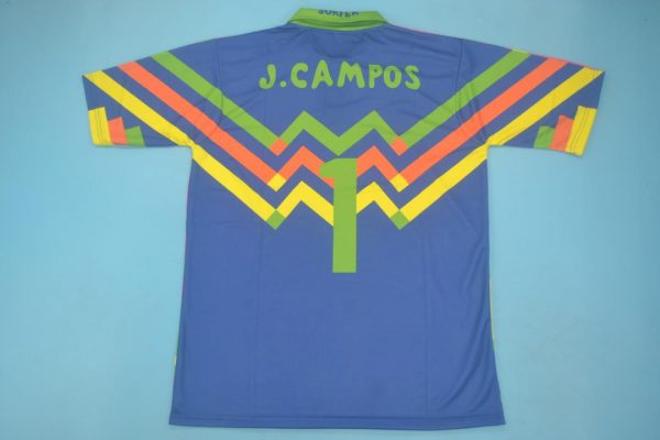 Shirt Back Blank, Mexico 1994 Goalkeeper Away Short-Sleeve Kit