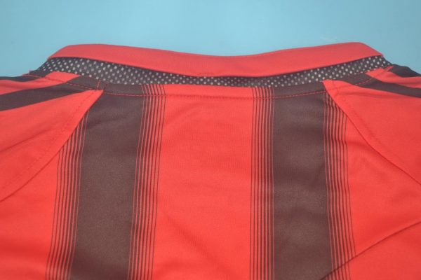 Shirt Collar Back, AC Milan 2004-2005 Home Short-Sleeve Kit