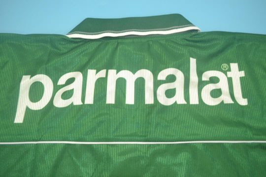 Shirt Collar Back, Palmeiras 1999 Home Short-Sleeve Kit
