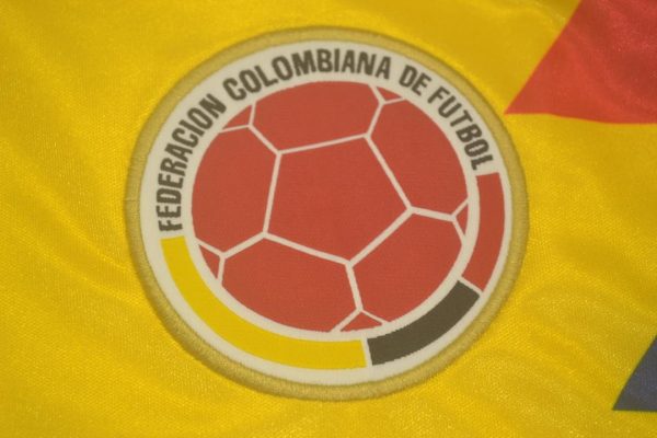 Shirt Colombia Emblem, Colombia 1990 Away Short-Sleeve Kit