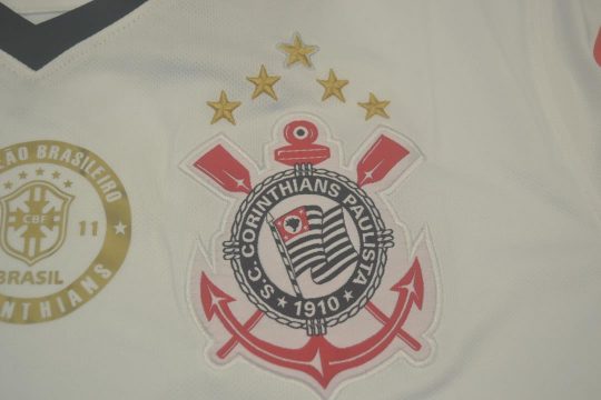 Shirt Corinthians Logo, Corinthians 2010-2011 Home Short-Sleeve Kit