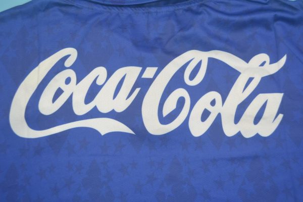 Shirt Coca Cola Imprint, Cruzeiro 1993-1994 Home Short-Sleeve Kit