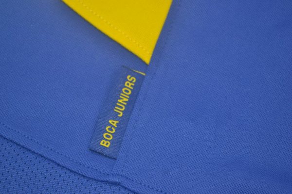 Shirt Closeup, Boca Juniors 2003-2004 Home Long-Sleeve Kit