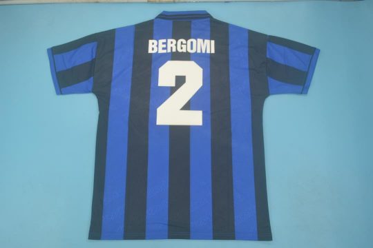 Bergomi Nameset, Inter Milan 1995-1996 Home Short-Sleeve Kit