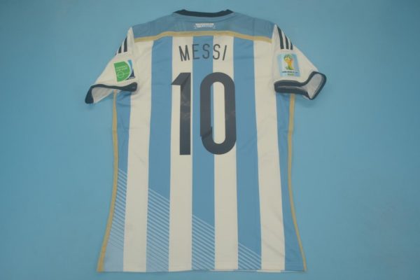 Messi Nameset, Argentina 2014 Home Short-Sleeve Kit