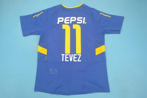 Tevez Nameset, Boca Juniors 2003-2004 Home Short-Sleeve Kit