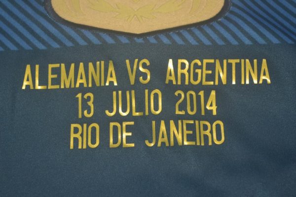 World Cup Final Imprint, Argentina 2014 Away Short-Sleeve Kit