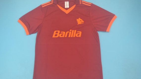 Shirt Front, AS Roma 1992-1994 Home Short-Sleeve Kit