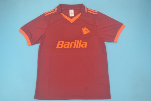 Shirt Front, AS Roma 1992-1994 Home Short-Sleeve Kit