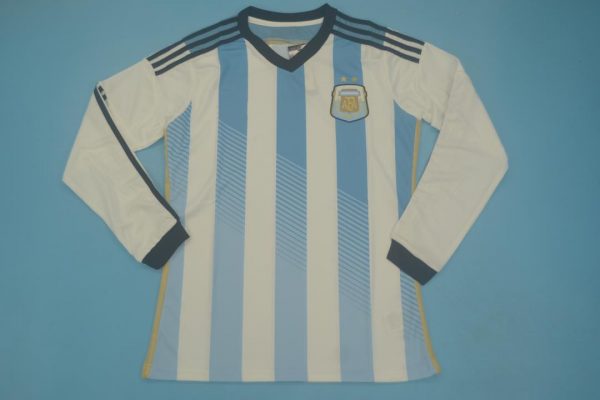 Shirt Front, Argentina 2014 Home Long-Sleeve Kit