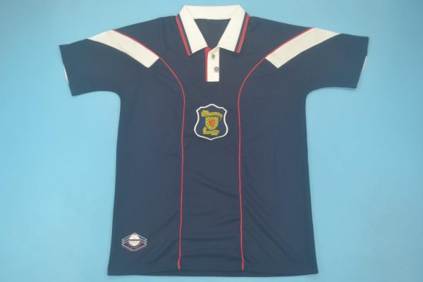 Shirt Front, Scotland 1996-1998 Home Short-Sleeve Kit