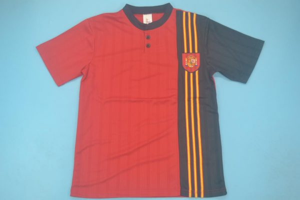 Shirt Front, Spain 1996 Home Short-Sleeve Kit