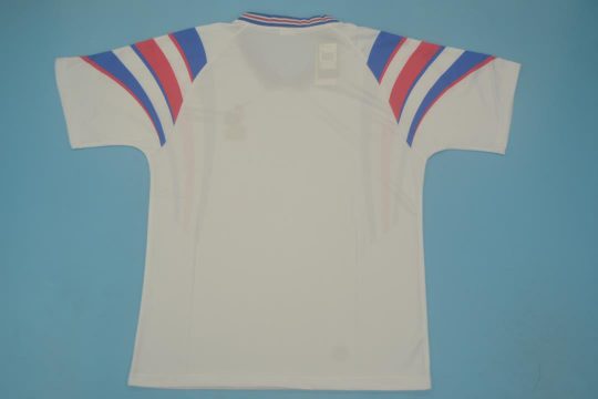 Shirt Back Blank, France 1996 Away White Short-Sleeve Kit