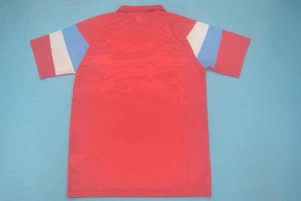 Shirt Back Blank, Napoli 1990-1991 Third Red Short-Sleeve Kit