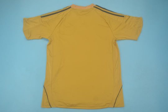 Shirt Back Blank, Spain 2008 Gold Short-Sleeve Kit