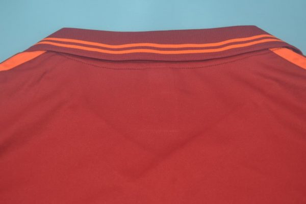 Shirt Collar Back, AS Roma 1992-1994 Home Short-Sleeve Kit