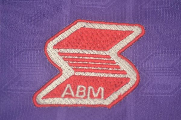 Shirt ABM Logo, Fiorentina 1989-1990 Home Short-Sleeve Kit