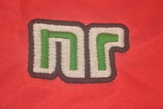 Shirt Errea Logo, Napoli 1990-1991 Third Red Short-Sleeve Kit