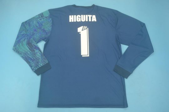 Higuita Nameset, Colombia 1995 Home Goalkeeper Higuita Short-Sleeve Kit