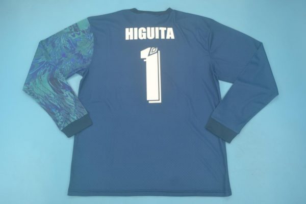 Higuita Nameset, Colombia 1995 Home Goalkeeper Higuita Short-Sleeve Kit