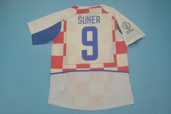 Suker Nameset, Croatia 2002 Home Short-Sleeve Kit