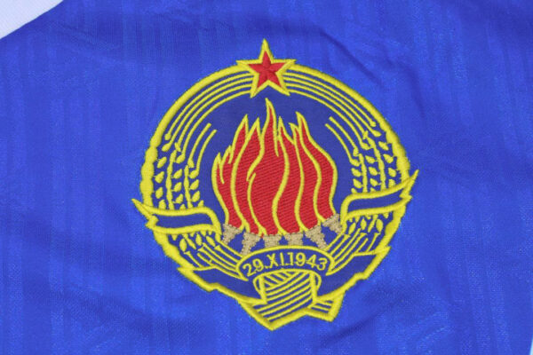 Shirt Yugoslavia Logo, Yugoslavia Serbia Montenegro 1990 Home Short-Sleeve Kit